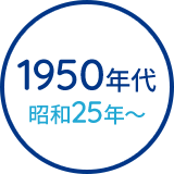 1950年代　昭和25年から