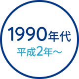 1990年代　平成2年から